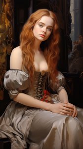  A Feminine Character, digitální umění Masterpiece, zarámované výtisky na plátně