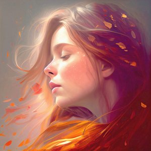 Boční pohled krásná žena tvář žena v lásce, Printable Art | Obrazy na plátně