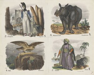 Písmena S, R, U a T Obrázek A B C / Buch. / Tiskne A B / Kniha (název série na objektu) od firma Joseph Scholz
