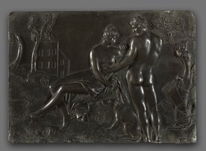 Venuše a Adonis od follower of Georg Raphael Donner