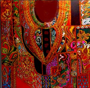INDIA KURTA, 2017 (kombinovaná technika)