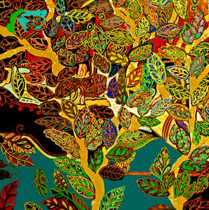 Toronto Tree, 2017 (kombinovaná technika)