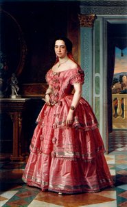 portrét dámy od Angel María Cortellini