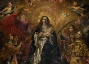 Farní kostel (Sint-Walburgakerk). Malování. Nicolas De Liemaeckere.