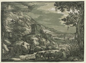 Arkádská krajina od possibly after Esaias van de Velde