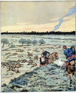bitevní lodě? Víc už není! Odpověď generála na důstojníka, který si nárokoval posílení v bitvě u Reischoffenu, známého svou těžkou službou v roce 1870. Ilustrace Job (Jacques Marie Gaston Onfray a Breville) (Jacques-Marie) (1858-1931) pro t od pseudonym for Onfray de Breville Jacques Job