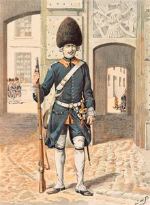 Jacques Marie Gaston Onfroy de Breville dit JOB (1858-1931) - Výstroj francouzských jednotek za všech okolností: 8. pluk královské gardy (1815), soukromá sbírka od pseudonym for Onfray de Breville Jacques Job