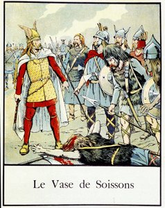 Váza ze Soissons - v „“Malá historie Francie““ od Jacquese Bainvilla, ed. Hříva od pseudonym for Onfray de Breville Jacques Job