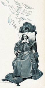 Portrét kardinála Julese Mazarina (Giulio Raimondo Mazzarino nebo Mazarino od pseudonym for Onfray de Breville Jacques Job