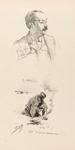 Portrét Joba (Jacques Marie Gaston Onfroy de Breville od pseudonym for Onfray de Breville Jacques Job