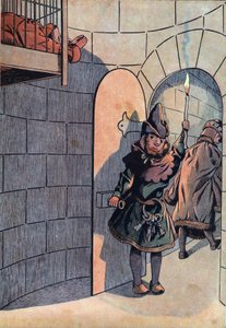 Scéna dějin Francie v hračkách: spiknutí proti králi Ludvíku XI. (1423-1483) s Charlesem Le Temerairem byl Jean Balue (1421-1491) 23. dubna 1469 na 11 let zamčen v jedné ze železných klecí krále Ludvíka XI. “” Joujoux a l