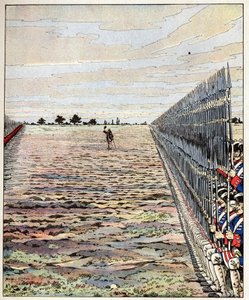 Zastřelte první anglická slova, pánové, hraběte z Auteroche vyslovená v bitvě u Fontenoy dne 11.05.1745 během války o rakouské dědictví (1740-1748). Ilustrace Job (Jacques Marie Gaston Onfray a Breville) (Jacques-Marie) (185 od pseudonym for Onfray de Breville Jacques Job
