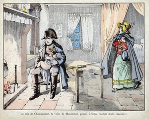 Večer bitvy u Champaubertu od pseudonym for Onfray de Breville Jacques Job