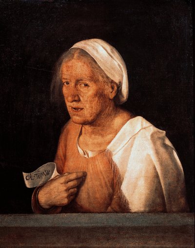 La Vecchia (Stará žena) po roce 1505 (olej na plátně) od Giorgione