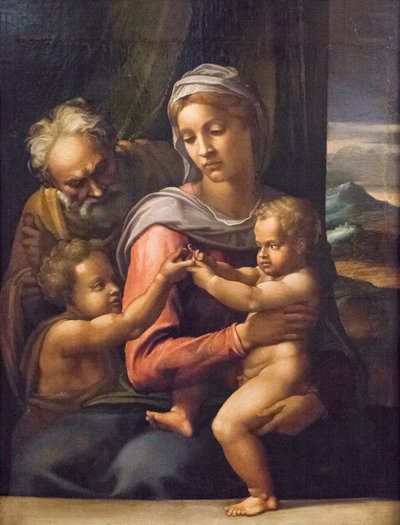 Heilige Familie mit Johannes dem Täufer von (1509-66) Daniele da Volterra
