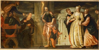 Ester před Achašveróšem (malba na plátně) od (1528-88) Veronese