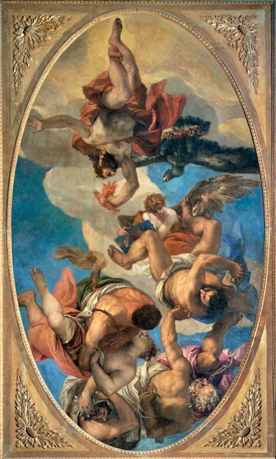 Jupiter trestá neřesti... od (1528 88) Veronese