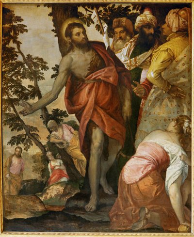 Svatý Jan Křtitel káže ... (malba na plátně) od (1528-88) Veronese