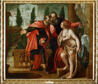 Susannah a starší (malba na plátně) od (1528-88) Veronese