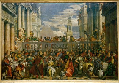 Die Hochzeit zu Kana von (1528-88) Veronese
