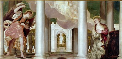 Zvěstování. Obraz Paolo Caliari dit Paolo Veronese (1528-1588) od Veronese