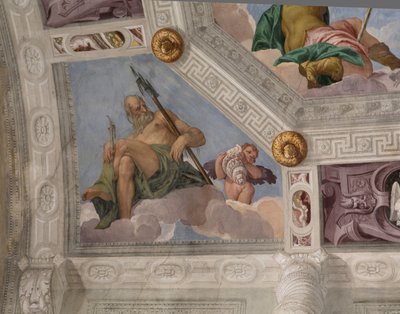 Paolo Caliari známý jako Veronese, freska, Villa Barbaro, Maser, Itálie od Veronese