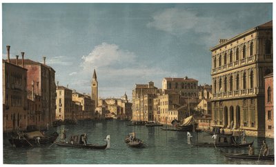 Der Große Kanal, Venedig, Blick nach Nordwesten von der Ca