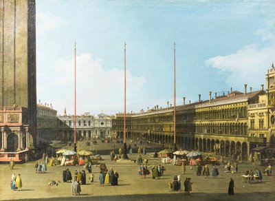 Venedig, Blick auf die Piazza San Marco mit den Procuratie von (1697-1768) Canaletto