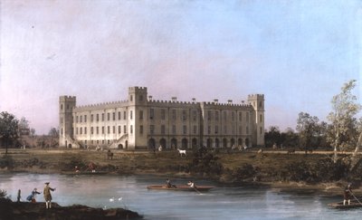 Pohled na Syon House přes Temži z jihovýchodu od Canaletto