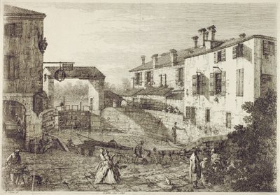 Le Porte de Dolo (lept) od Canaletto