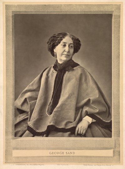 Portrét George Sandové od (1820 1910) Nadar