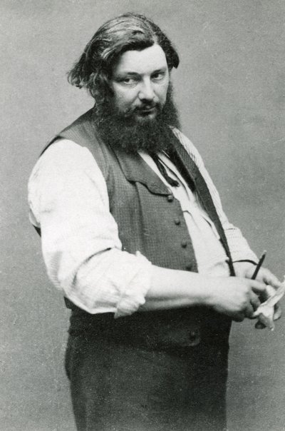 Gustave Courbet (čb fotografie) od (1820 1910) Nadar