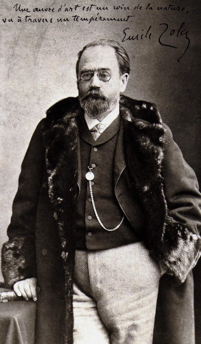 Portrét Emila Zoly (1840 - 1902) od Nadara. od Nadar