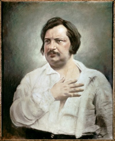 Portrét Honore Balzaca (1799 - 1850), francouzského spisovatele od Nadar