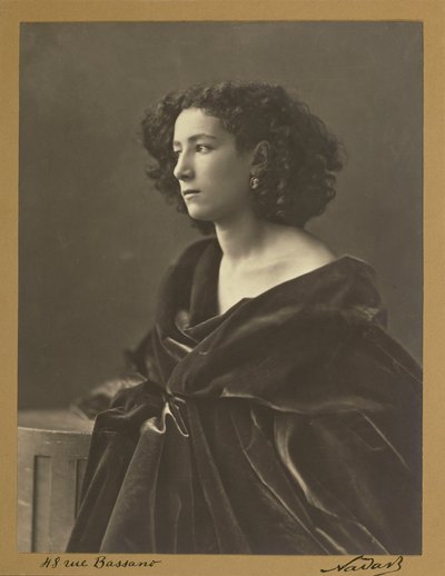 Portrét Sarah Bernhardt v roce 1864 od Nadar od Nadar
