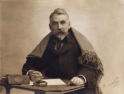 Portrét Stephana Mallarmeho (1842-1898), Nadar, Gaspard-Felix (1820-1910). Foto albuminu od Nadar