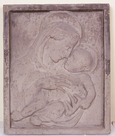 Madona s dítětem (asi 1386-1466). od (Workshop of) Donatello