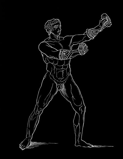Boxer, ilustrace pro 
