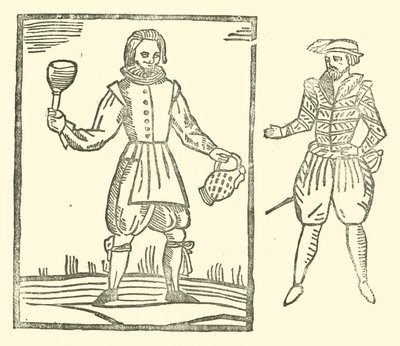 Ilustrace k The Roxburghe Ballads (dřevořez) od (after) English School