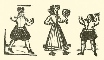Ilustrace k The Roxburghe Ballads (dřevořez) od (after) English School