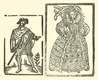 Ilustrace k The Roxburghe Ballads (dřevořez) od (after) English School
