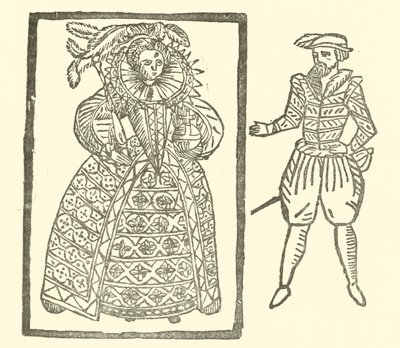 Ilustrace k The Roxburghe Ballads (dřevořez) od (after) English School