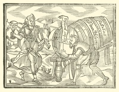Ilustrace k The Roxburghe Ballads (dřevořez) od (after) English School
