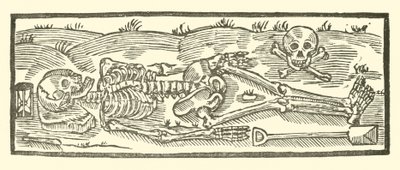 Ilustrace k The Roxburghe Ballads (dřevořez) od (after) English School