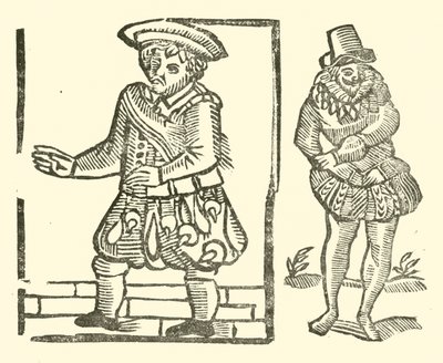 Ilustrace k The Roxburghe Ballads (dřevořez) od (after) English School