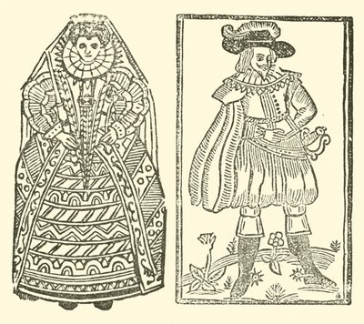 Ilustrace k The Roxburghe Ballads (dřevořez) od (after) English School