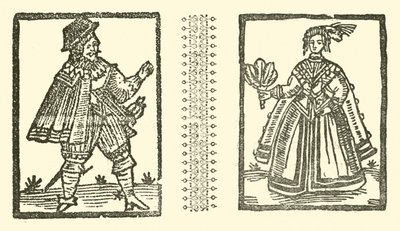Ilustrace k The Roxburghe Ballads (dřevořez) od (after) English School