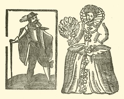 Ilustrace k The Roxburghe Ballads (dřevořez) od (after) English School