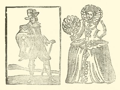 Ilustrace k The Roxburghe Ballads (dřevořez) od (after) English School
