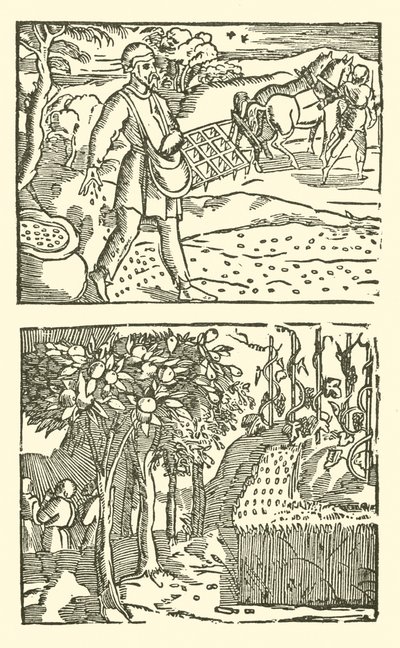 Ilustrace k The Roxburghe Ballads (dřevořez) od (after) English School